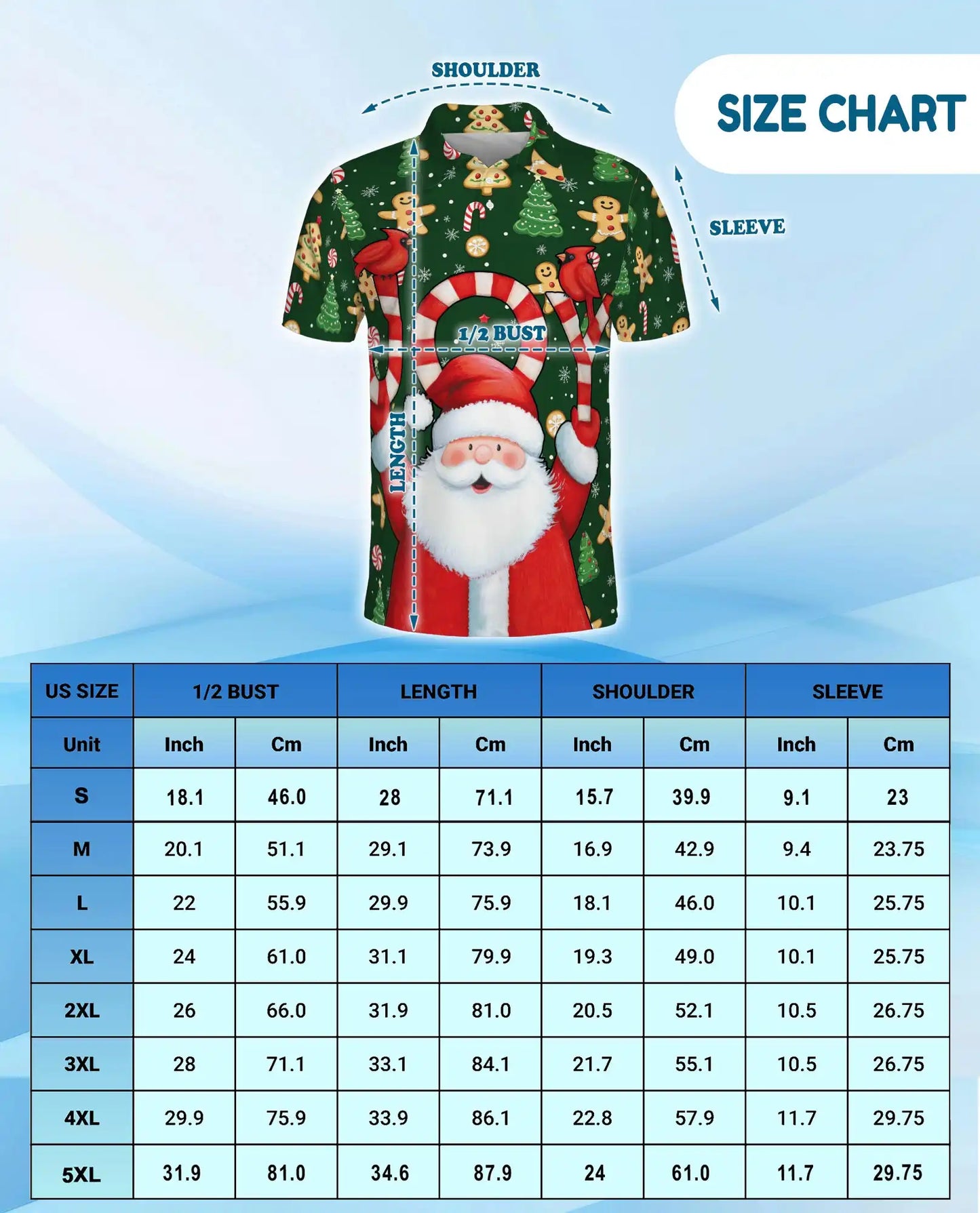 Joyful Christmas Polo Shirt for Men – Santa Holiday Design | Netecom