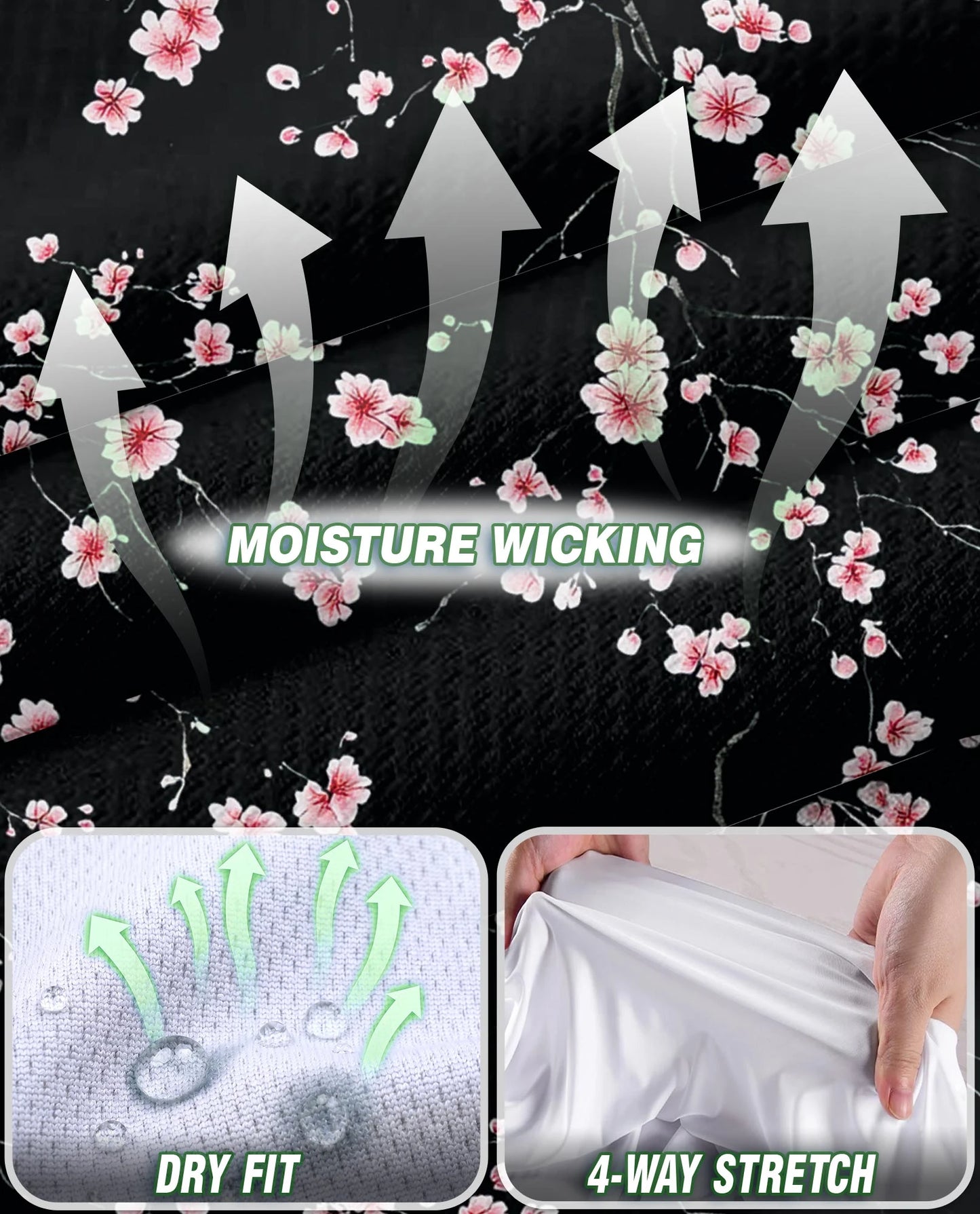 Japanese Sakura Cherry Blossom Sleeveless Polo Shirt for Women | Netecom