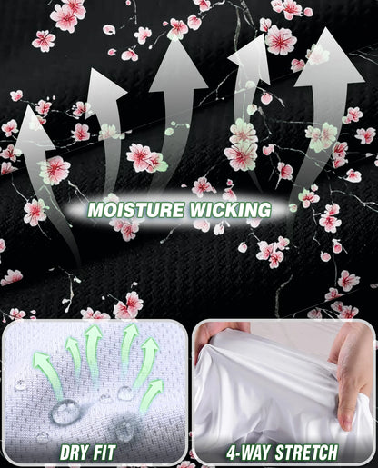 Japanese Sakura Cherry Blossom Sleeveless Polo Shirt for Women | Netecom
