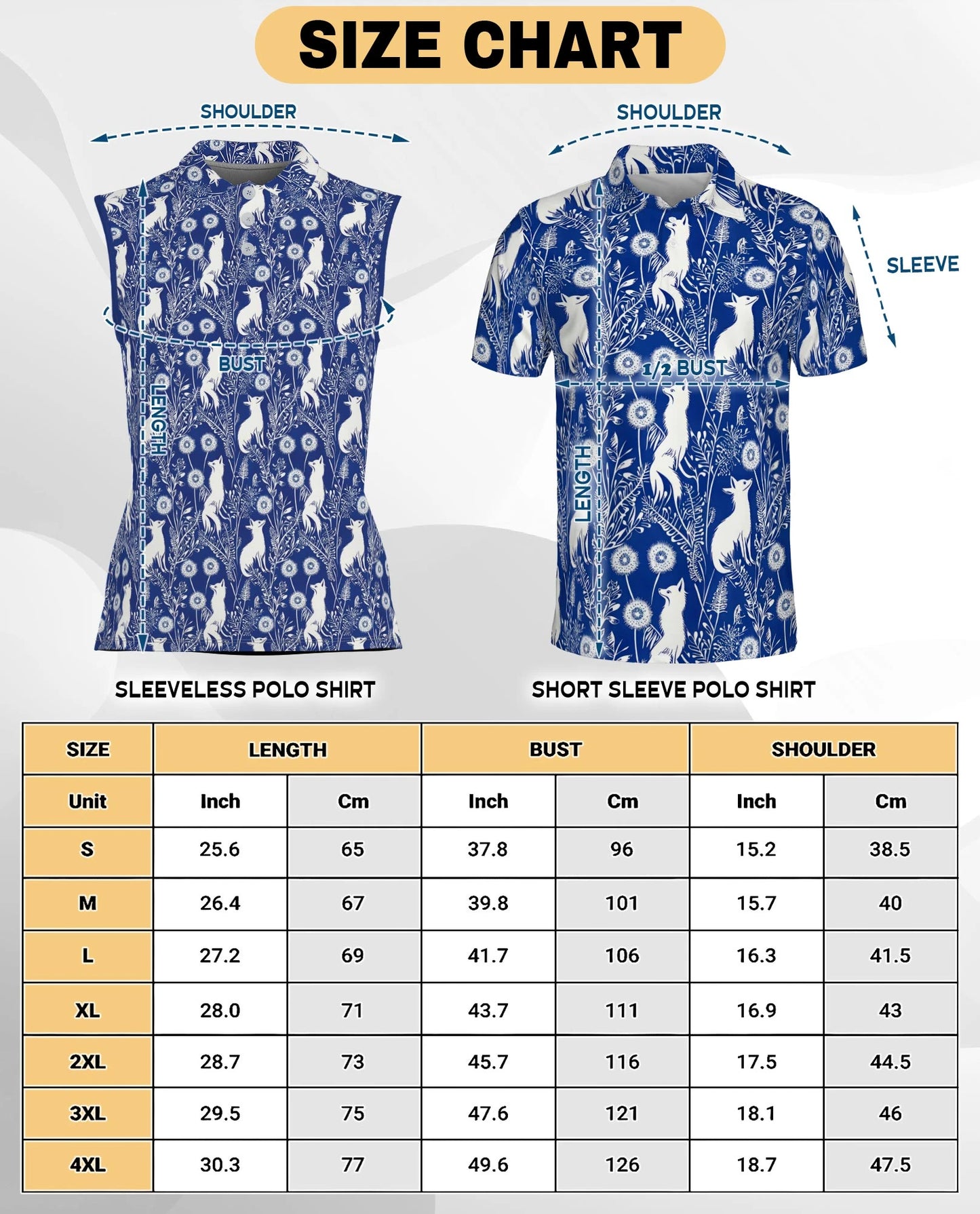 Vintage Fox Sleeveless Polo Shirt for Women – Retro Wildlife Style | Netecom