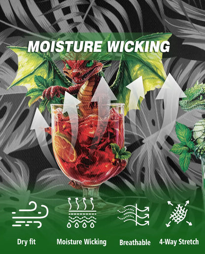 Dragon Tropical Cocktail Polo Shirt | Netecom