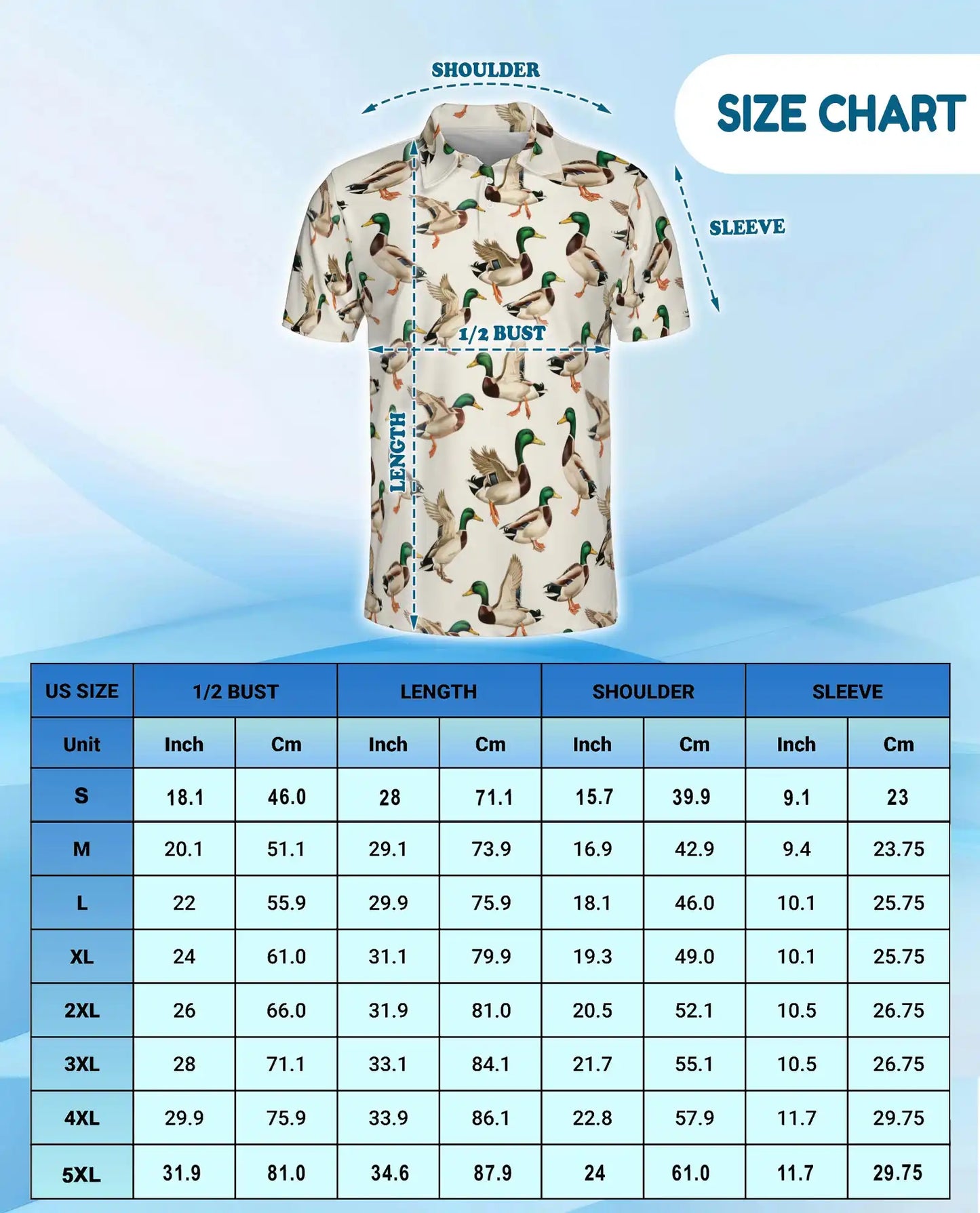 Mallard Duck Polo Shirt for Men – Wetland Wildlife Style | Netecom
