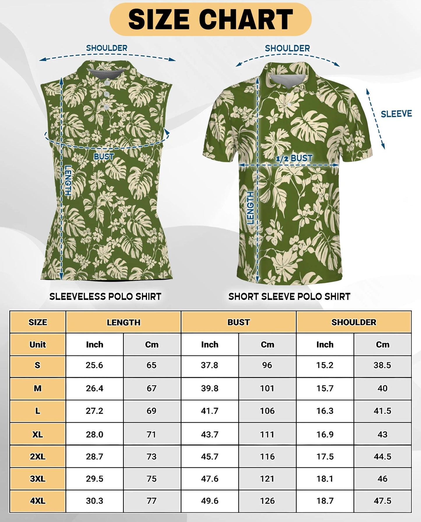 Green Monstera Leaf Sleeveless Polo Shirt for Women – Tropical Botanical Style | Netecom
