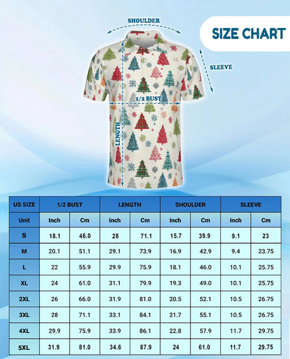 Plaid Christmas Tree Polo Shirt - Festive Holiday Style | Netecom