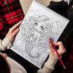 Pop Manga Mermaid Spiral Bound Coloring Book, 30 Charming Pop Manga Me ...