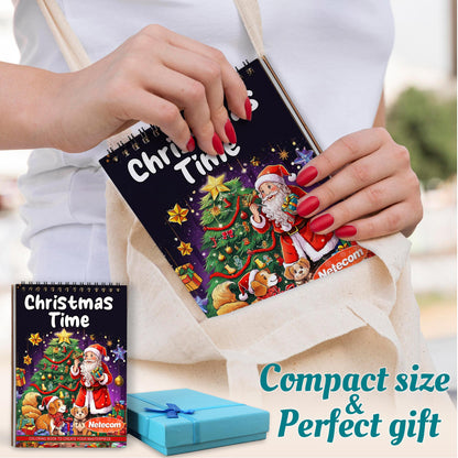 Netecom Christmas Time Spiral Coloring Book For Adults
