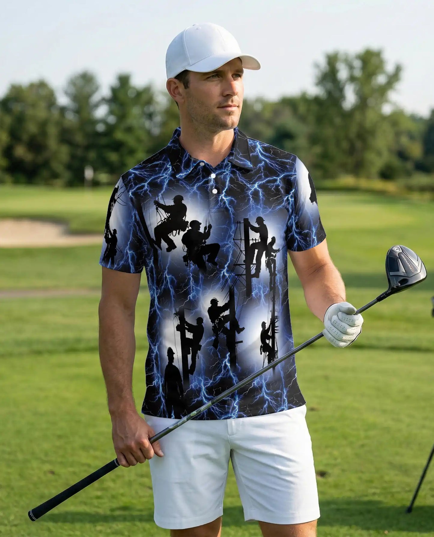Lineman Polo Shirt – Electric Worker Style | Netecom
