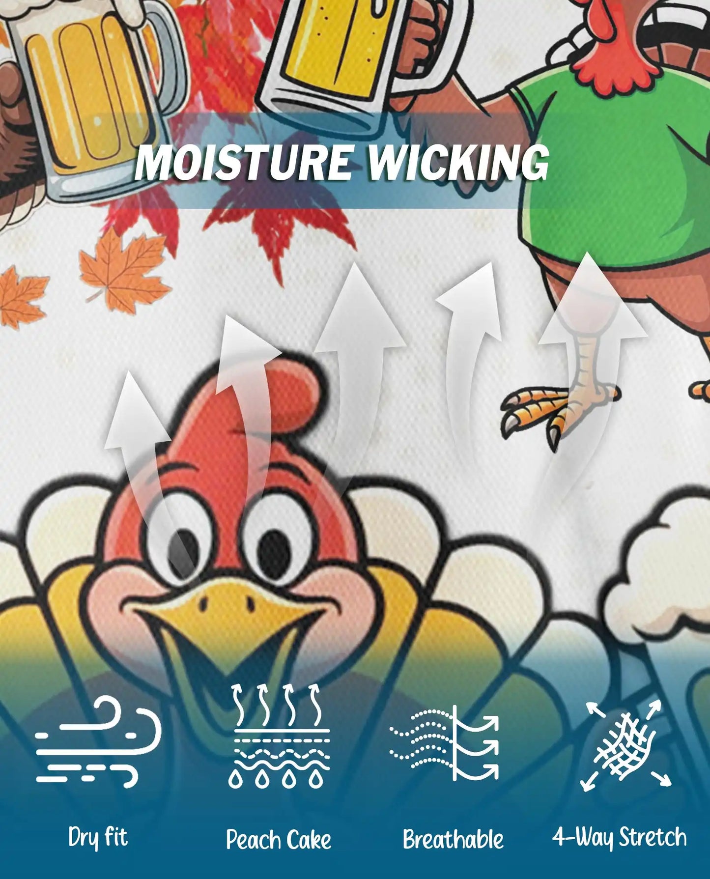 Funny Turkey Beer Polo Shirt – Thanksgiving Party Style | Netecom