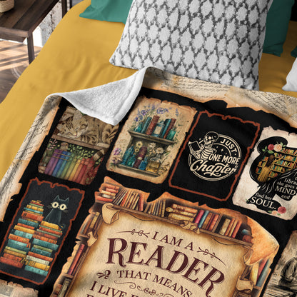Netecom Book Blanket, Reading Throw Blanket for Couch, Bed or Sofa, Ultra Soft Warm Cozy Fuzzy Plush, Birthday Gifts for Book Lover, Bookworm, Present for Christmas, Graduation, Teacher Gift