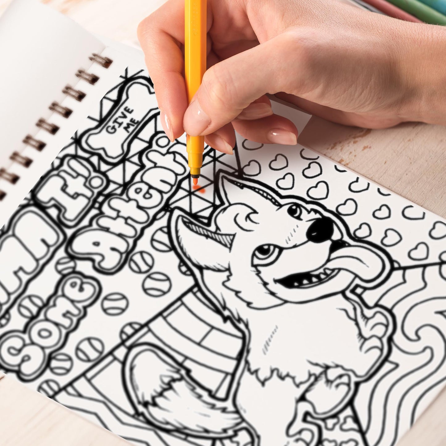 Swearing Animals Spiral Bound Coloring Book, Unleash Your Inner Comedian with 30 Whimsically Swearing Animals Coloring Pages for Adults to Express Their Humorous Side