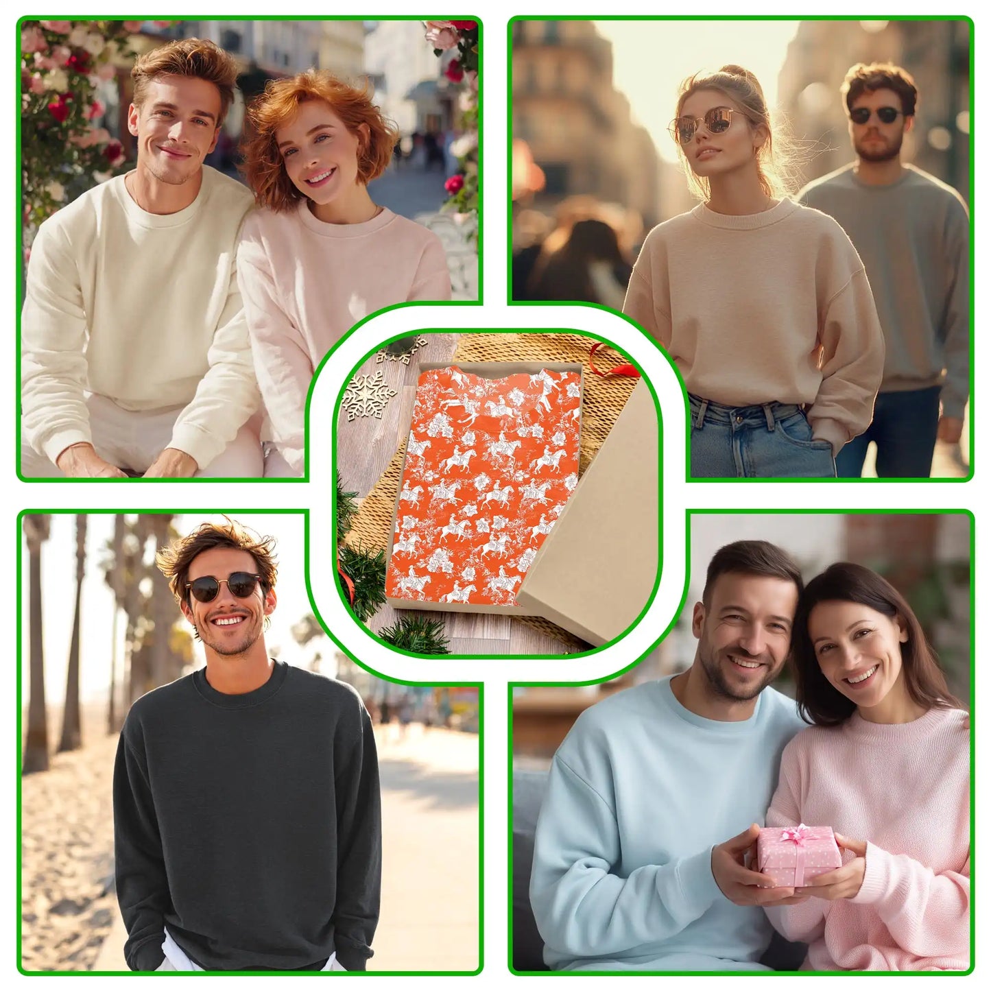 Saddle Bronc Rodeo Sweatshirt, 3D All Over Print Orange Tropical Cowboy Crewneck Pullover for Men Women, Western Rodeo Gift - Netecom