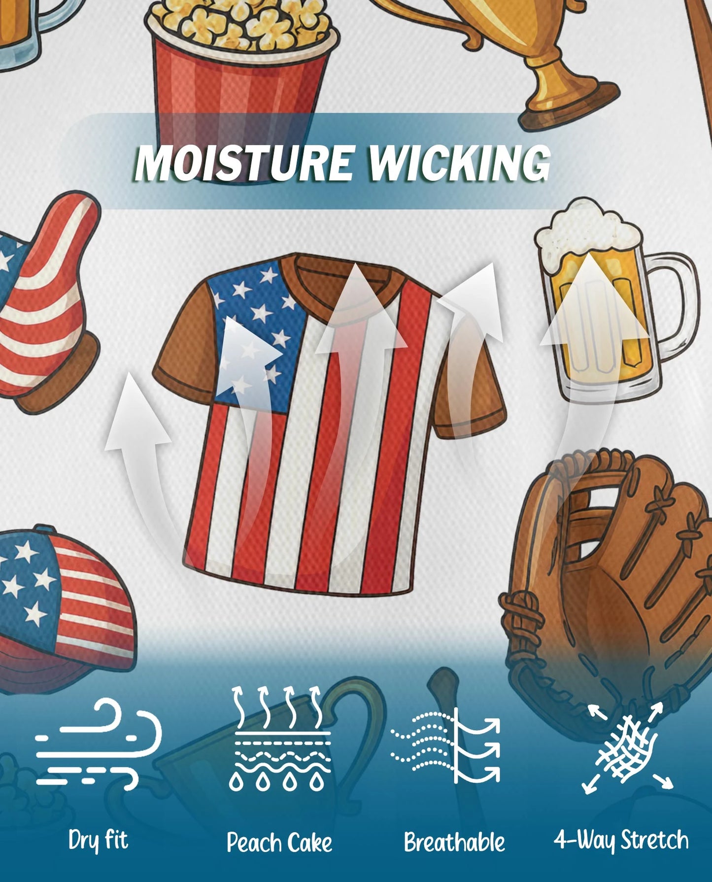 Softball USA Polo Shirt for Men – American Sports Style | Netecom