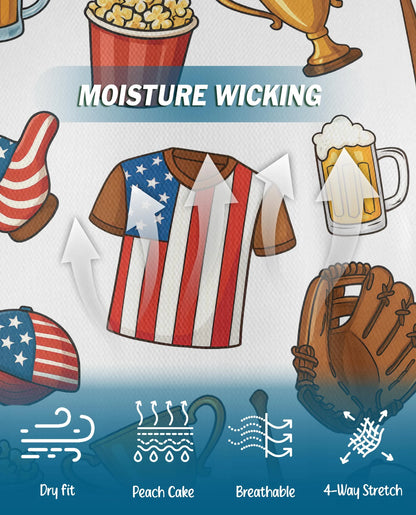 Softball USA Polo Shirt for Men – American Sports Style | Netecom
