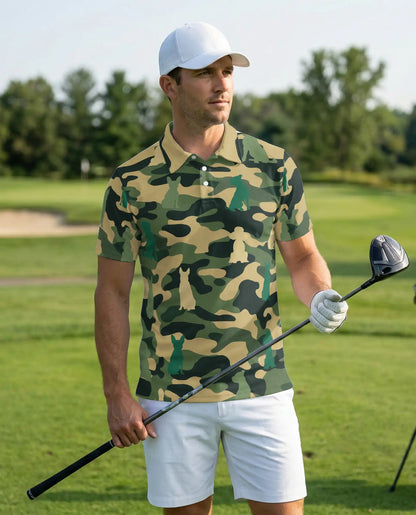 Dog Camo Polo Shirt | Netecom