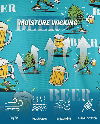 Funny Beer Polo Shirt - Craft Brew Party Tropical Style | Netecom