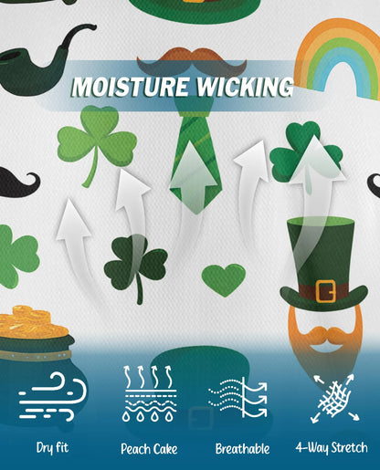 St. Patrick's Day Pattern Polo Shirt for Men – Irish Festival Style | Netecom