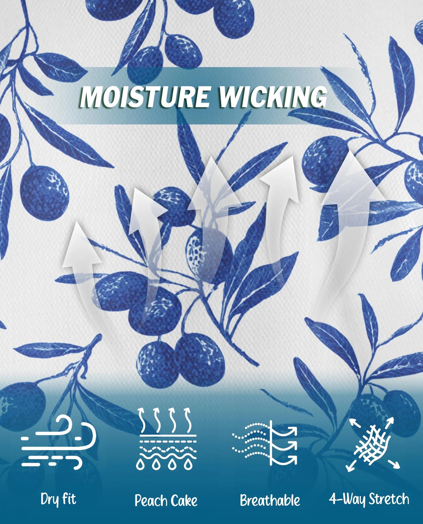 Blueberry Pattern Polo Shirt for Men – Fresh Fruit Summer Style | Netecom