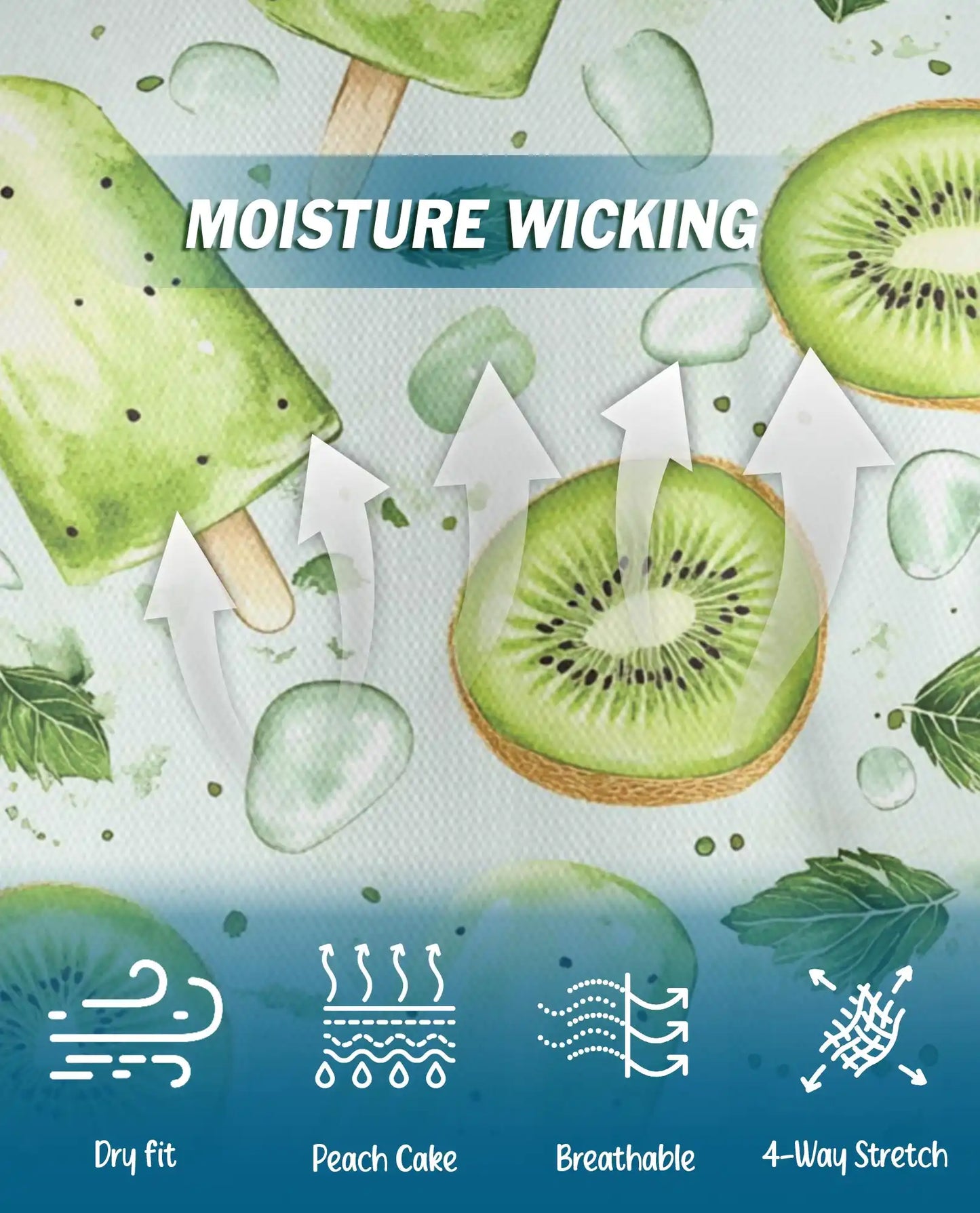Kiwi Popsicle Polo Shirt for Men – Fresh Summer Style | Netecom