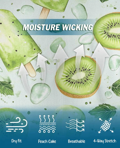 Kiwi Popsicle Polo Shirt for Men – Fresh Summer Style | Netecom