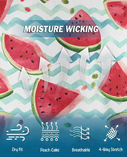 Watermelon Polo Shirt - Summer Fruit Beach Vibes Style | Netecom