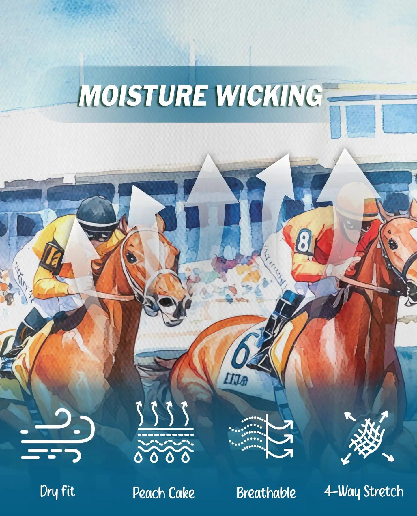Horse Racing Polo Shirt Derby Style | Netecom