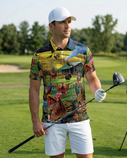Wild Turkey Hunting Polo Shirt | Netecom