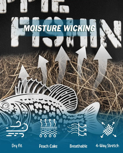 Crappie Fishing Polo Shirt - Lake Cabin Angler Style | Netecom