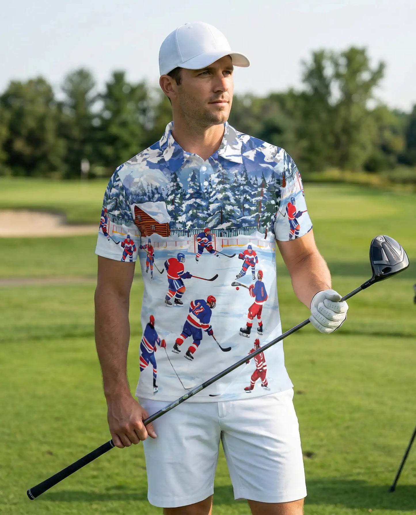 Winter Hockey Polo Shirt | Netecom