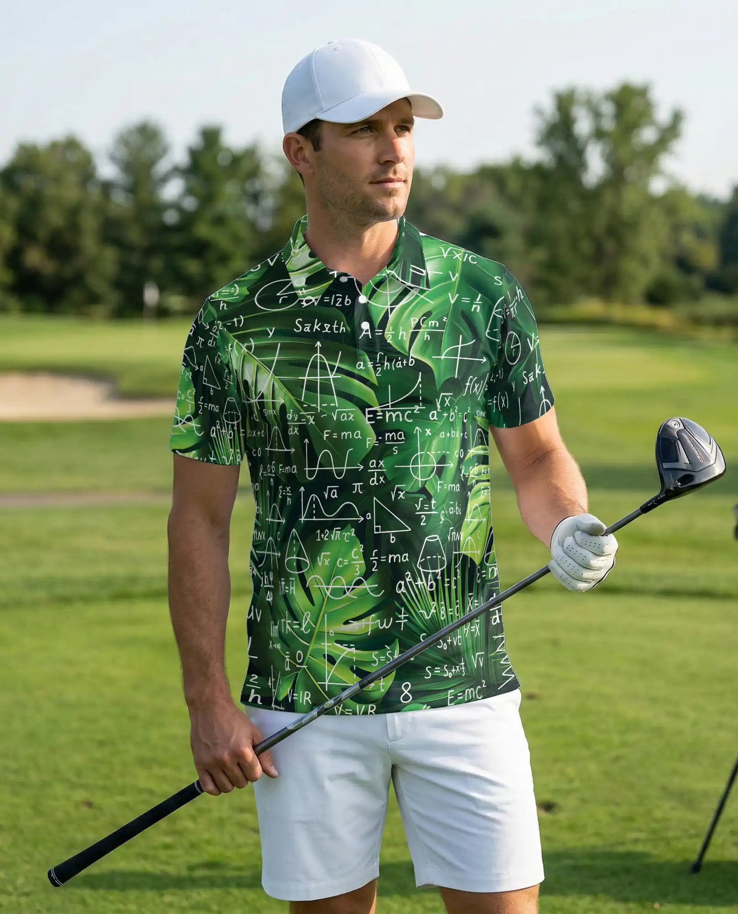 Math Formula Polo Shirt – Science Equation Print | Netecom