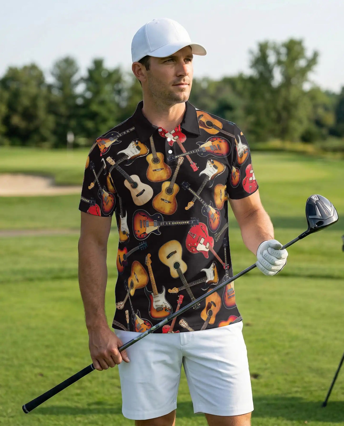 Guitar Music Polo Shirt | Netecom