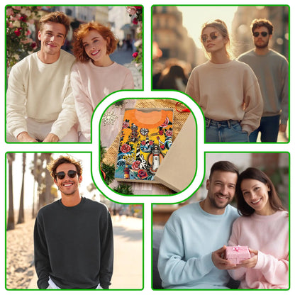 Traditional Lighthouse Sweatshirt, 3D All Over Print Coastal Nautical Crewneck Pullover for Men Women, Lighthouse Lover Gift - Netecom