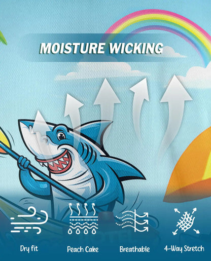Beach Shark Polo Shirt for Men – Fun Vacation Style | Netecom