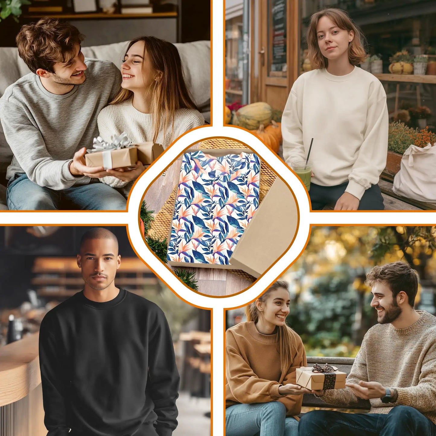 Tropical Strelitzia Sweatshirt, 3D All Over Print Bird of Paradise Floral Crewneck Pullover for Men Women, Tropical Flower Lover Gift - Netecom
