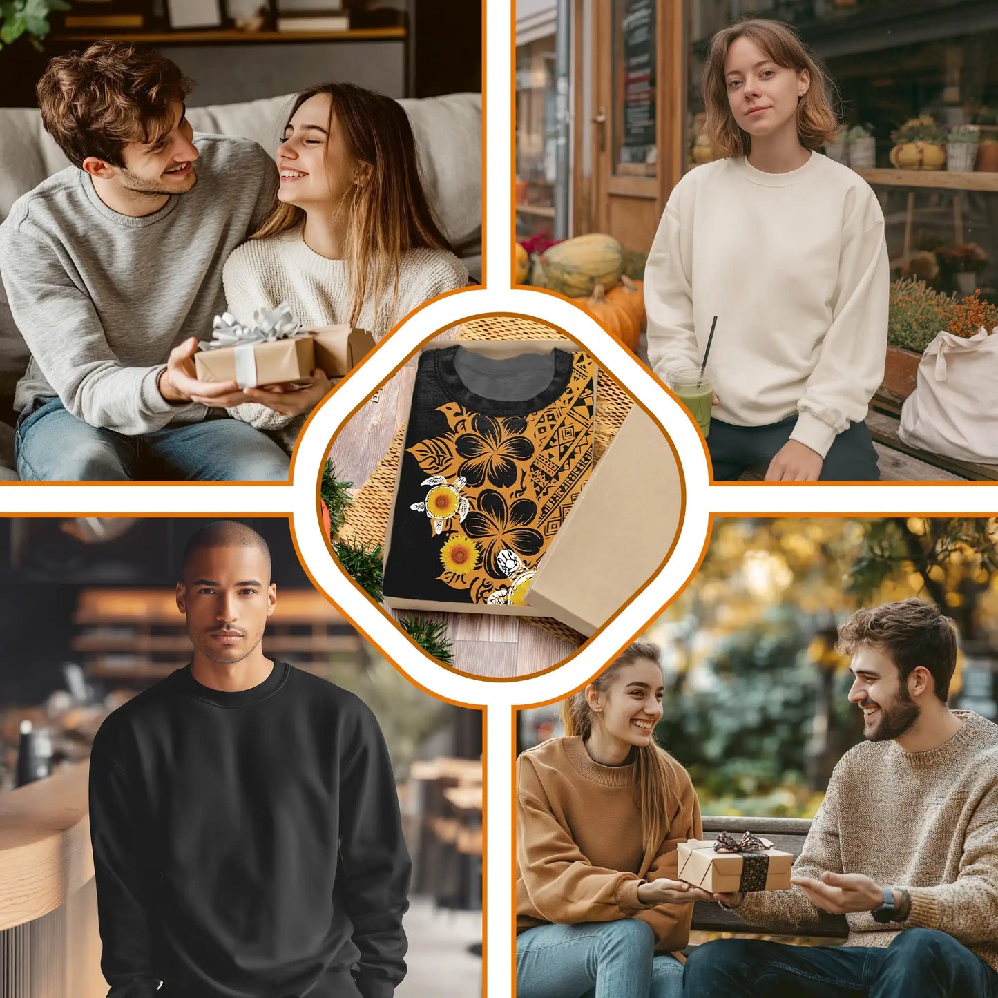 Polynesian Sea Turtle Sweatshirt, 3D All Over Print Tribal Turtle Crewneck Pullover for Men Women, Polynesian Ocean Lover Gift - Netecom