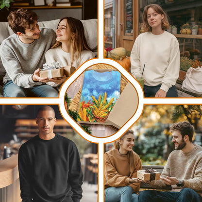Corn Sweatshirt, 3D All Over Print Farm Crop Crewneck Pullover for Men Women, Farmer Agriculture Lover Gift - Netecom