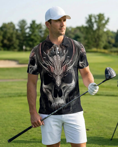 Dragon Skull Polo Shirt | Netecom