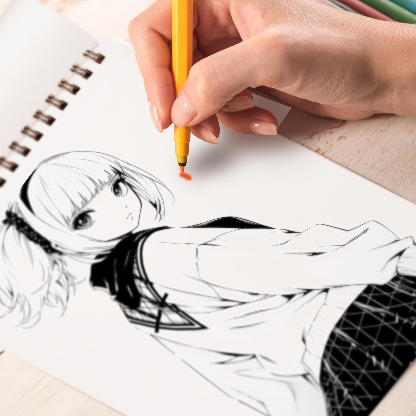 Bad Teen Girl Spiral Bound Coloring Book, Experience the Bold and Fearless with 30 Alluring Bad Teen Girl Coloring Pages in Anime Style for Anime Art Lovers to Color and Celebrate the Unique Persona of Bad Teen Girls