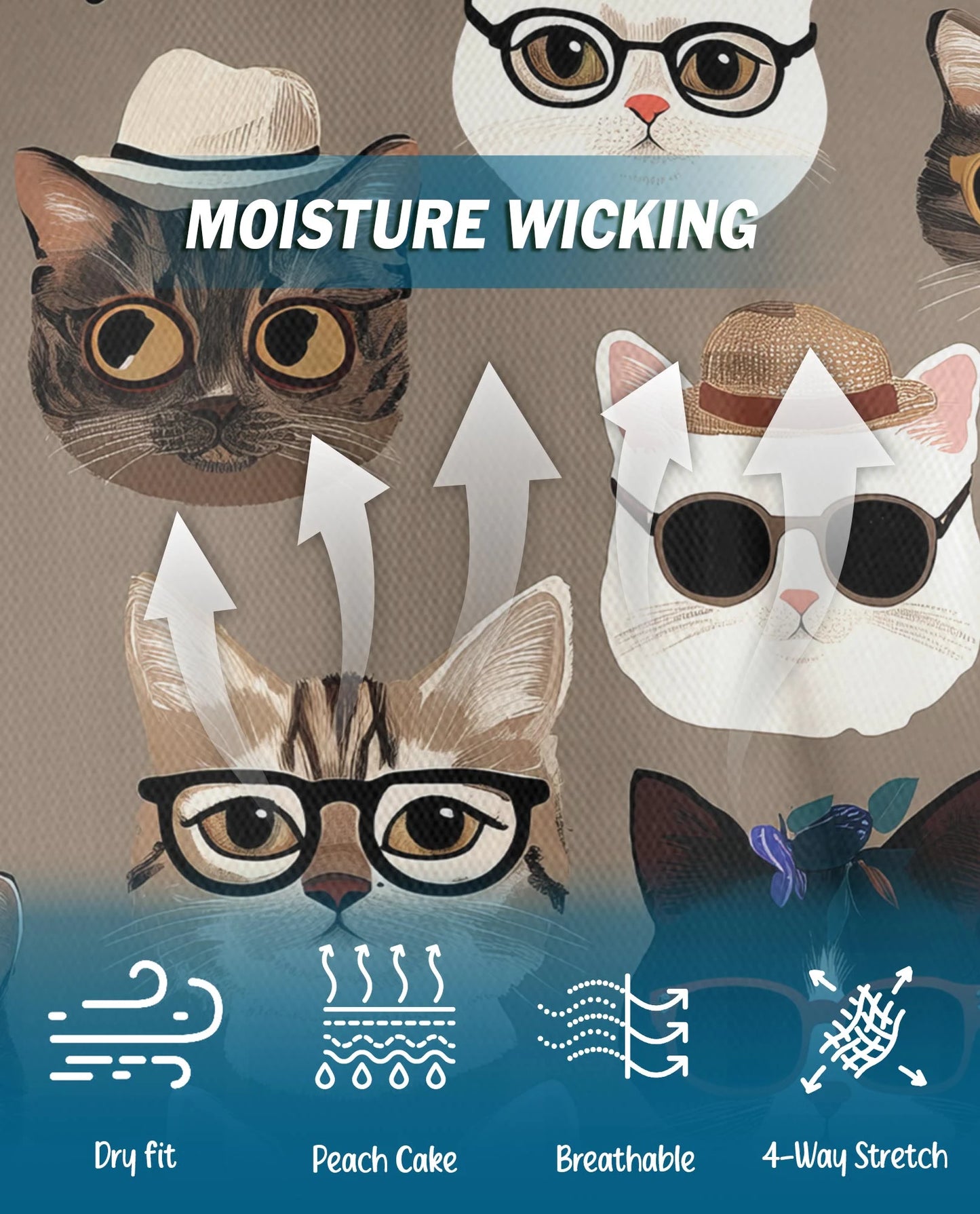 Fashion Cats Polo Shirt for Men – Stylish Feline Art Design | Netecom