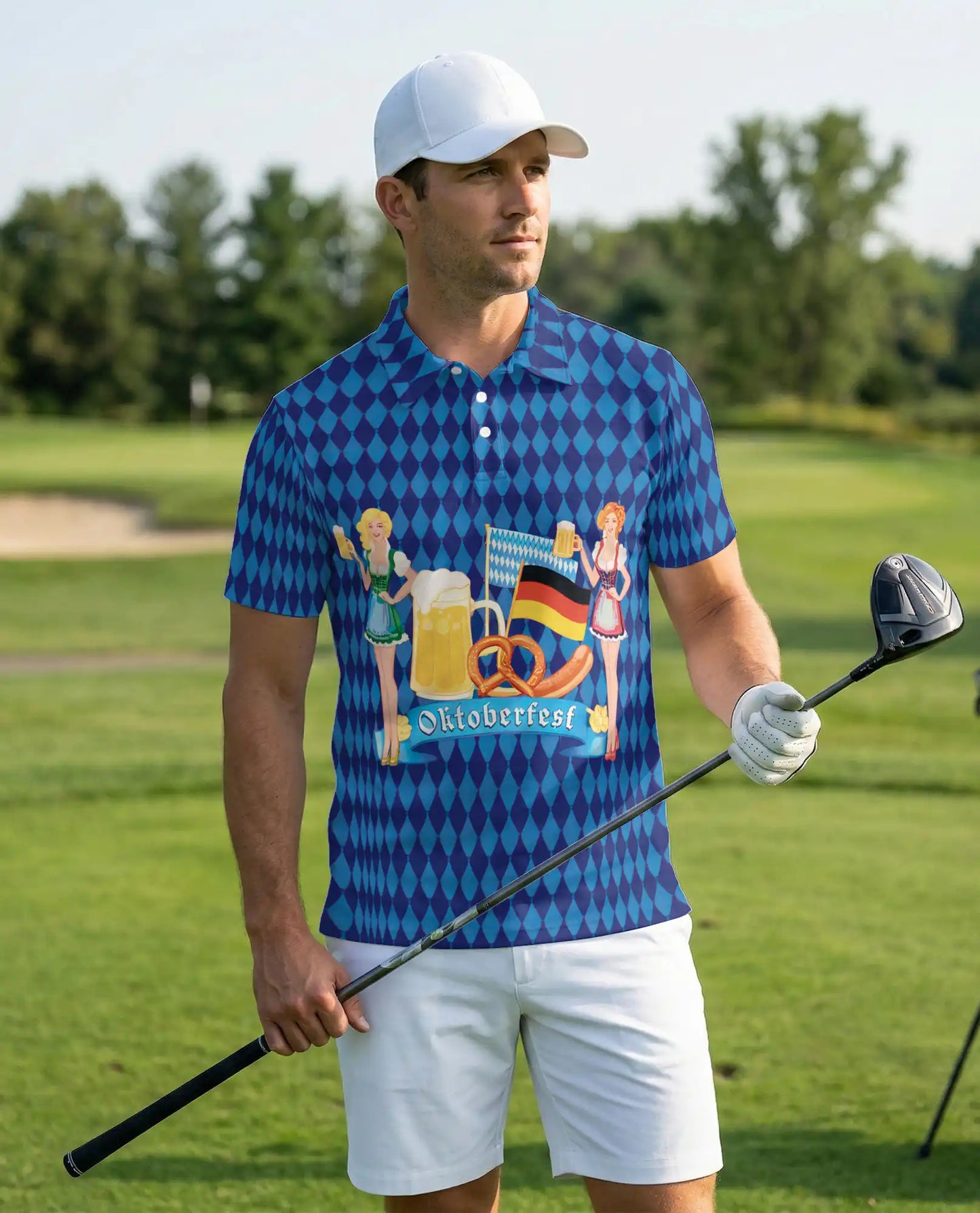 Oktoberfest Beer Festival 3D Polo Shirt | Netecom