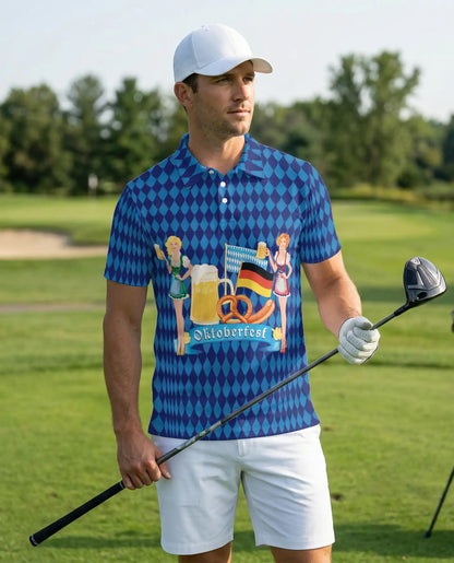 Oktoberfest Beer Festival 3D Polo Shirt | Netecom