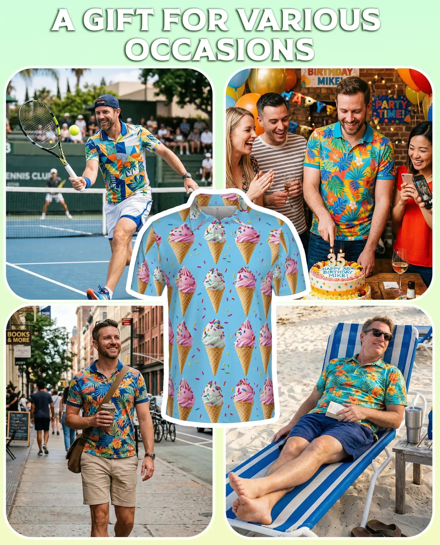 Ice Cream Polo Shirt | Netecom