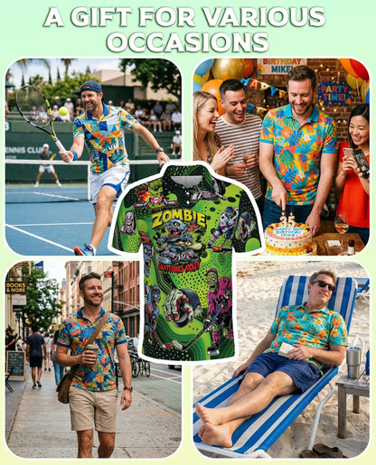 Zombie Hockey Polo Shirt | Netecom