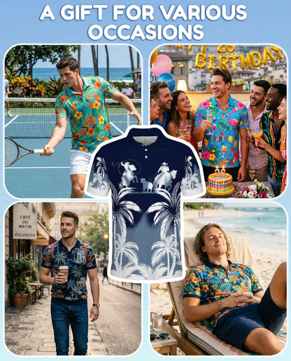 Cowboy Western Polo Shirt – Palm Desert Style | Netecom