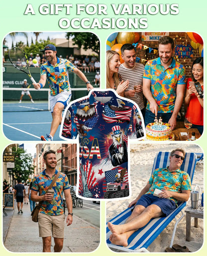 USA Eagle Polo Shirt | Netecom