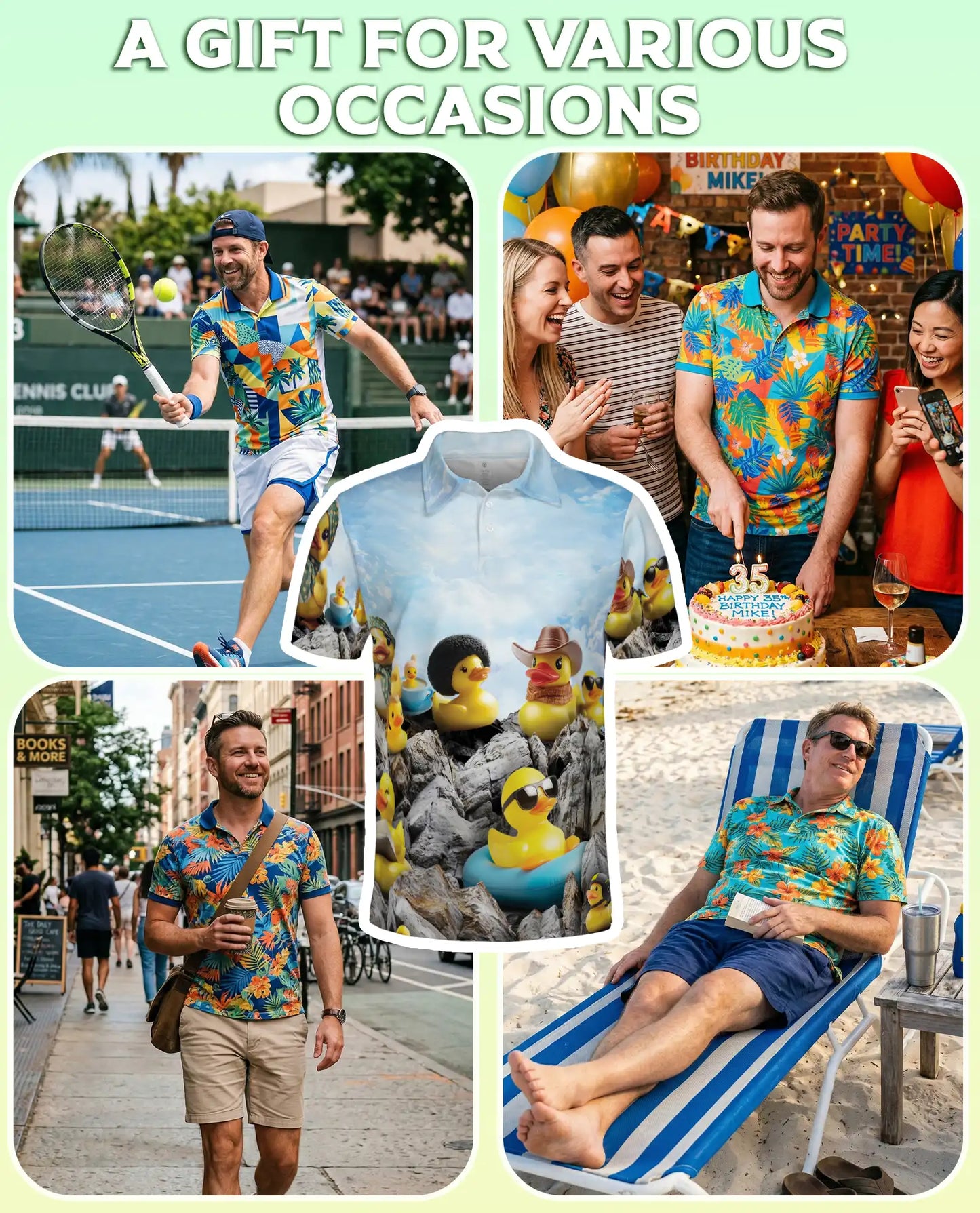 Funny Rubber Duck Polo Shirt | Netecom