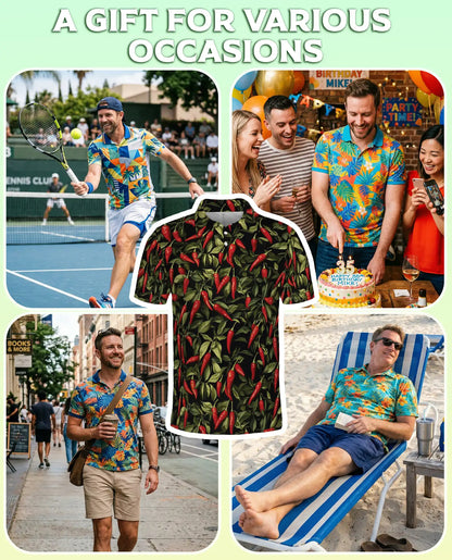 Chili Pepper Polo Shirt – Spicy Tropical Style | Netecom