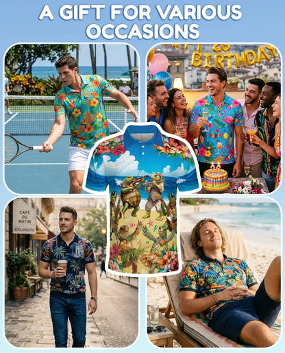 Turtle Beach Band Polo Shirt – Tropical Music Style | Netecom