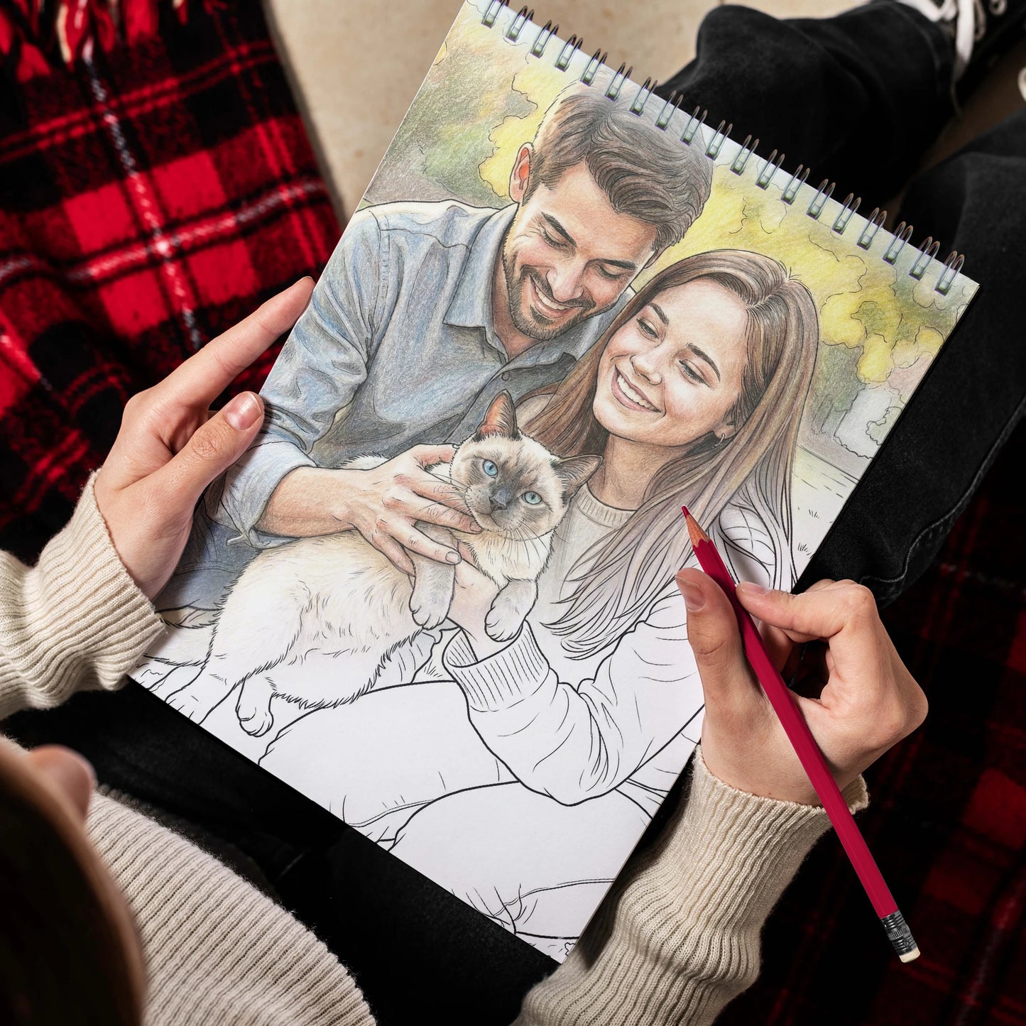 Custom Pet Owner Coloring Book, Turn Your Photos Into Memories