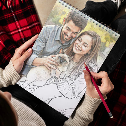 Custom Pet Owner Coloring Book, Turn Your Photos Into Memories