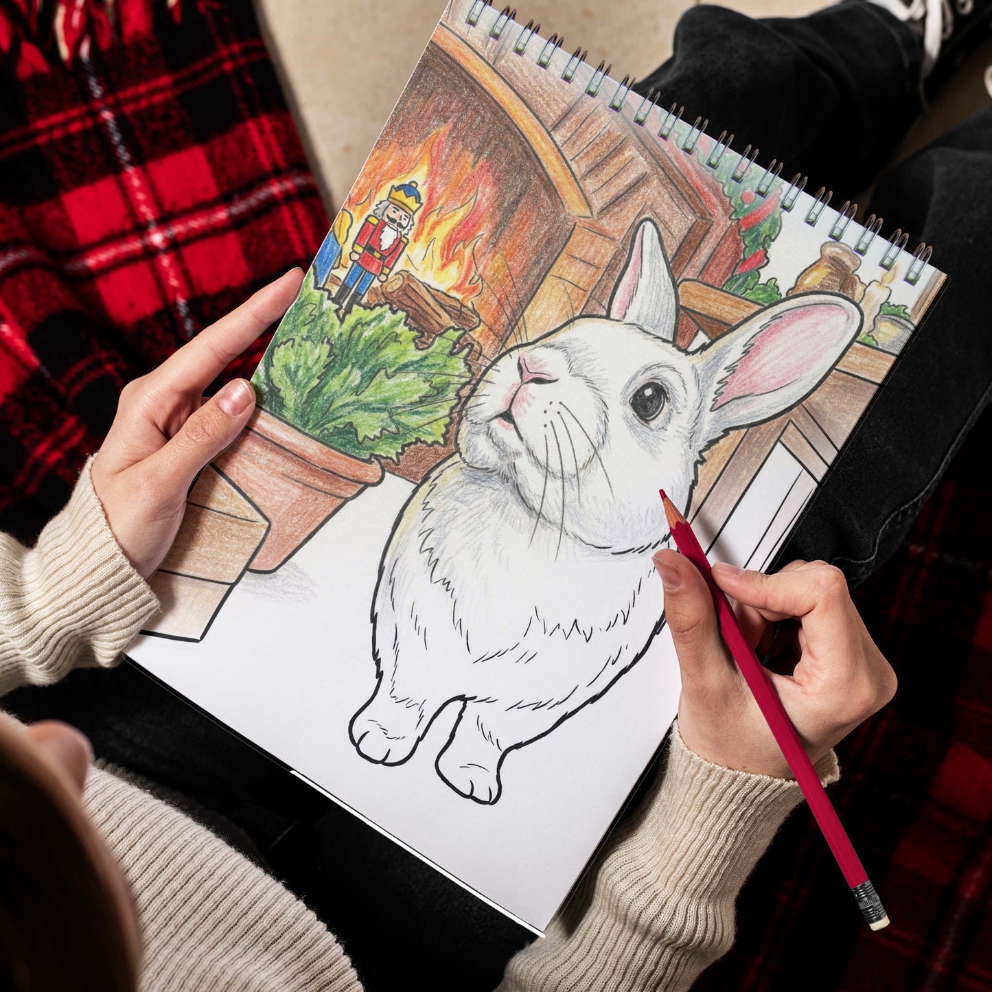 Personalized Pet Coloring Book for Adults – Custom Coloring Pages from Your Pet Photos , 12–48 Pages, Gift for Dog, Cat, and Animal Lovers, Premium Wooden Cover, Spiral Binding